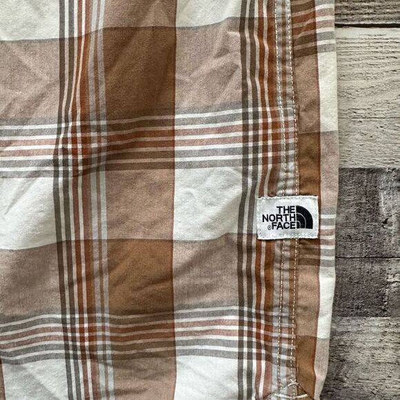 The North Face Men’s Hammetts Shirt Vintage White Mylo Plaid | XL - Picture 7 of 9